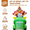 image:imageJoiedomi 8 FT Thanksgiving Inflatable Turkey Driving Car Decoration with Builtin LEDs Blow Up Inflatables for Thanksgiving Party Indoor Outdoor Yard Garden and Lawn Fall