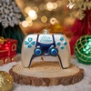 image:imageJoiedomi Mini Christmas White Video Game Controller Glass Small Ornament Blown Gamer Ornament Presents for Tree Hanging Ornaments Party Favor Indoor Christmas Decoration