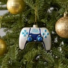 image:imageJoiedomi Mini Christmas White Video Game Controller Glass Small Ornament Blown Gamer Ornament Presents for Tree Hanging Ornaments Party Favor Indoor Christmas Decoration