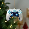 image:imageJoiedomi Mini Christmas White Video Game Controller Glass Small Ornament Blown Gamer Ornament Presents for Tree Hanging Ornaments Party Favor Indoor Christmas Decoration