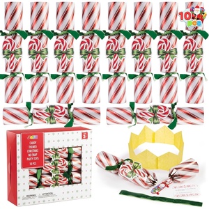 image:imageJOYIN 10 Pack Christmas NoSnap Party Favor Xmas Table Favor Includes Party Hat Jokes amp Gifts Christmas Table Decorations for Holiday Dinner Traditions Party Supplies Stocking Stuffers for KidsCandy Set
