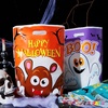 image:imageJOYIN 72 PCS Halloween Candy Bags for Trick or Treat Plastic Goodie Gift Bag with 6 Designed Characters for Kids Party Favors Treat Party Supplies72 Count Pack of 1