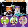 image:imageJOYIN 72 PCS Halloween Candy Bags for Trick or Treat Plastic Goodie Gift Bag with 6 Designed Characters for Kids Party Favors Treat Party Supplies72 Count Pack of 1