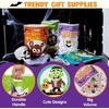 image:imageJOYIN 72 PCS Halloween Candy Bags for Trick or Treat Plastic Goodie Gift Bag with 6 Designed Characters for Kids Party Favors Treat Party Supplies72 Count Pack of 2
