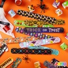 image:imageJOYIN 72 PCS Halloween Slap Bracelets for Kids Halloween Bracelets Bulk for Girls Boys Gifts Friendship Snap Bracelet for Halloween Party Favors Goodie Bag Fillers Classroom FavorsSpooky Night Mix