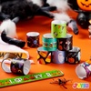 image:imageJOYIN 72 PCS Halloween Slap Bracelets for Kids Halloween Bracelets Bulk for Girls Boys Gifts Friendship Snap Bracelet for Halloween Party Favors Goodie Bag Fillers Classroom FavorsSpooky Night Mix