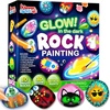 image:imageJOYIN Rock Painting Kit Glow in The Dark Rock Kit Arts and Crafts for Kids Ages 612 Art Supplies Toy Kids Craft Paint Kits Craft Supplies Birthday Party Gift ToyGlow in the Dark