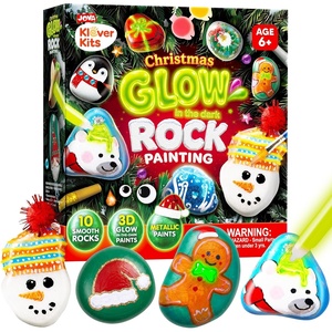 image:imageJOYIN Rock Painting Kit Glow in The Dark Rock Kit Arts and Crafts for Kids Ages 612 Art Supplies Toy Kids Craft Paint Kits Craft Supplies Birthday Party Gift ToyChristmas