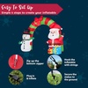 image:imageJOYIN 10 FT Long Snowman and Santa Christmas Inflatables Archway Outdoor Decoration Blow Up Archway with Snowman and Santa Christmas Inflatable with LED for Xmas Outdoor Yard Garden Lawn Decor