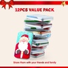 image:imageJOYIN 12PCS Gift Card Holder Boxes Christmas 433 x 26 x 06 Tins Money Cash Holders Unique for Xmas Holiday Birthday Present Decor Party Favors Silver Coin Boxes with Lids in 12 Designs