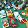 image:imageJOYIN 12PCS Gift Card Holder Boxes Christmas 433 x 26 x 06 Tins Money Cash Holders Unique for Xmas Holiday Birthday Present Decor Party Favors Silver Coin Boxes with Lids in 12 Designs