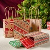 image:imageJOYIN 24 Christmas Kraft Gift Bags for Classrooms and Party Favors Holiday Goody Gift Bags for Xmas Present Wrapping Christmas Decorations Party Supplies Decor 102 x 42 x 63 Brown