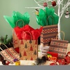 image:imageJOYIN 24 Christmas Kraft Gift Bags for Classrooms and Party Favors Holiday Goody Gift Bags for Xmas Present Wrapping Christmas Decorations Party Supplies Decor 102 x 42 x 63 Brown