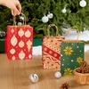 image:imageJOYIN 24 Christmas Kraft Gift Bags for Classrooms and Party Favors Holiday Goody Gift Bags for Xmas Present Wrapping Christmas Decorations Party Supplies Decor 102 x 42 x 63 Red Green
