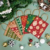 image:imageJOYIN 24 Christmas Kraft Gift Bags for Classrooms and Party Favors Holiday Goody Gift Bags for Xmas Present Wrapping Christmas Decorations Party Supplies Decor 102 x 42 x 63 Red Green