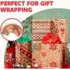 image:imageJOYIN 24 Christmas Kraft Gift Bags for Classrooms and Party Favors Holiday Goody Gift Bags for Xmas Present Wrapping Christmas Decorations Party Supplies Decor 102 x 42 x 63 Brown