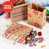 image:imageJOYIN 24 Christmas Kraft Gift Bags for Classrooms and Party Favors Holiday Goody Gift Bags for Xmas Present Wrapping Christmas Decorations Party Supplies Decor 102 x 42 x 63 Brown