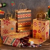 image:imageJOYIN 24 Christmas Kraft Gift Bags for Classrooms and Party Favors Holiday Goody Gift Bags for Xmas Present Wrapping Christmas Decorations Party Supplies Decor 102 x 42 x 63 Brown