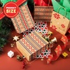 image:imageJOYIN 24 Christmas Kraft Gift Bags for Classrooms and Party Favors Holiday Goody Gift Bags for Xmas Present Wrapping Christmas Decorations Party Supplies Decor 102 x 42 x 63 Brown