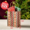 image:imageJOYIN 24 Christmas Kraft Gift Bags for Classrooms and Party Favors Holiday Goody Gift Bags for Xmas Present Wrapping Christmas Decorations Party Supplies Decor 102 x 42 x 63 Brown