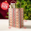 image:imageJOYIN 24 Christmas Kraft Gift Bags for Classrooms and Party Favors Holiday Goody Gift Bags for Xmas Present Wrapping Christmas Decorations Party Supplies Decor 102 x 42 x 63 Brown
