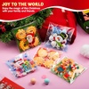 image:imageJOYIN 300 PCS Christmas Cookie Bags Selfadhesive Candy Plastic Cellophane Treat Bags for Package Holiday Goodie Party Favors Winter Holiday Party Supplies