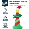 image:imageJOYIN 6ft Tall Christmas North Pole Sign Inflatable Outdoor Decoration Blow up North Pole Sign Christmas Inflatable Decor with Buildin LEDs for Xmas Party Outdoor Yard Lawn Garden Decorations