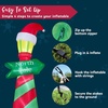 image:imageJOYIN 6ft Tall Christmas North Pole Sign Inflatable Outdoor Decoration Blow up North Pole Sign Christmas Inflatable Decor with Buildin LEDs for Xmas Party Outdoor Yard Lawn Garden Decorations