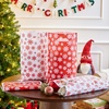 image:imageJOYIN 72 PCS Christmas Plastic Goodies Bags with Handles Xmas Shopping Goody Gift Bags for Present Wrapping Party Decoration Supplies Festive Parties Favor Holiday Treats 11 x 16Red white