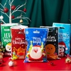 image:imageJOYIN 72 PCS Christmas Plastic Goodies Bags with Handles Xmas Shopping Goody Gift Bags for Present Wrapping Party Decoration Supplies Festive Parties Favor Holiday Treats 11 x 16Blue Green Red