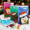 image:imageJOYIN 72 PCS Christmas Plastic Goodies Bags with Handles Xmas Shopping Goody Gift Bags for Present Wrapping Party Decoration Supplies Festive Parties Favor Holiday Treats 11 x 16Blue Green Yellow