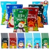 image:imageJOYIN 72 PCS Christmas Plastic Goodies Bags with Handles Xmas Shopping Goody Gift Bags for Present Wrapping Party Decoration Supplies Festive Parties Favor Holiday Treats 11 x 16Blue Green Red