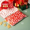 image:imageJOYIN 72 PCS Christmas Plastic Goodies Bags with Handles Xmas Shopping Goody Gift Bags for Present Wrapping Party Decoration Supplies Festive Parties Favor Holiday Treats 11 x 16Red white