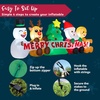 image:imageJOYIN 8 FT Long Christmas Inflatable Decoration Four Xmas Characters and Christmas Tree Blow Up Inflatables Decor with Buildin LEDs for Xmas Party