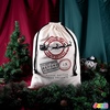 image:imageJOYIN Christmas Drawstring Gift Bag Santa Burlap Sack 26 x 19 Cloth Pouch for Xmas Presents Package Event Party Supplies Christmas Party Favors