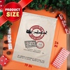 image:imageJOYIN Christmas Drawstring Gift Bag Santa Burlap Sack 26 x 19 Cloth Pouch for Xmas Presents Package Event Party Supplies Christmas Party Favors