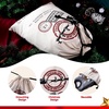 image:imageJOYIN Christmas Drawstring Gift Bag Santa Burlap Sack 26 x 19 Cloth Pouch for Xmas Presents Package Event Party Supplies Christmas Party Favors
