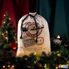 image:imageJOYIN Christmas Drawstring Gift Bag Santa Burlap Sack 26 x 19 Cloth Pouch for Xmas Presents Package Event Party Supplies Christmas Party Favors