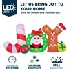 image:imageJOYIN Christmas Inflatable Decoration Blow Up Joy with Santa with Buildin LEDs for Xmas Party Outdoor Decor Christmas Inflatable Decoration for Outdoor Yard Garden Lawn Xmas Decor