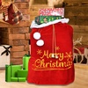 image:imageJOYIN Christmas Large Gift Bags 31 x 27 with Cord Drawstring Red Santa Sack for Indoor Xmas Give Decoration Large Velvet Santa Claus Bag Costume for present Dcor Giant Presents Gifts Wrap