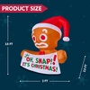 image:imageJoiedomi 35 FT Christmas Inflatable Gingerbread Man with Oh Snap Banner Broke Out from Window Blow Up Xmas Outdoor Decoration with Buildin LED for Window Decor Party Yard Garden Lawn DecorGingerbread with Banner