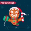 image:imageJoiedomi 35 FT Christmas Inflatable Gingerbread Man with Oh Snap Banner Broke Out from Window Blow Up Xmas Outdoor Decoration with Buildin LED for Window Decor Party Yard Garden Lawn DecorGingerbread with Gift