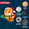 image:imageJoiedomi 35 FT Christmas Inflatable Gingerbread Man with Oh Snap Banner Broke Out from Window Blow Up Xmas Outdoor Decoration with Buildin LED for Window Decor Party Yard Garden Lawn DecorGingerbread with Gift