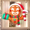 image:imageJoiedomi 35 FT Christmas Inflatable Gingerbread Man with Oh Snap Banner Broke Out from Window Blow Up Xmas Outdoor Decoration with Buildin LED for Window Decor Party Yard Garden Lawn DecorGingerbread with Gift