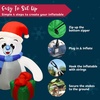 image:imageJoiedomi 4 ft Christmas Inflatable Polar Bear with Gift Decoration Blow Up Polar Bear with Buildin LEDs for Xmas Yard Decoration Holiday Indoor Outdoor Garden Lawn Party Favor Holiday Supplies Dcor