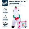 image:imageJoiedomi 6 FT Long Christmas Inflatable Magical Unicorn with Buildin LEDs Blow Up Inflatables for Christmas Party Indoor Outdoor Yard Garden Lawn Winter Decorations