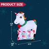 image:imageJoiedomi 6 FT Long Christmas Inflatable Magical Unicorn with Buildin LEDs Blow Up Inflatables for Christmas Party Indoor Outdoor Yard Garden Lawn Winter Decorations