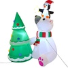 image:imageJoiedomi 6 FT Long Christmas Inflatable North Pole with Buildin LEDs Blow Up Inflatable Polar Bears amp Penguin for Xmas Party Indoor Outdoor Yard Garden Lawn Dcor Holiday Season DecorationsBear with Tree