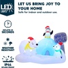 image:imageJoiedomi 6 FT Long Christmas Inflatable North Pole with Buildin LEDs Blow Up Inflatable Polar Bears amp Penguin for Xmas Party Indoor Outdoor Yard Garden Lawn Dcor Holiday Season DecorationsPolar Bear