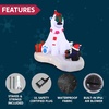image:imageJoiedomi 6 FT Long Christmas Inflatable North Pole with Buildin LEDs Blow Up Inflatable Polar Bears amp Penguin for Xmas Party Indoor Outdoor Yard Garden Lawn Dcor Holiday Season DecorationsGift Bear